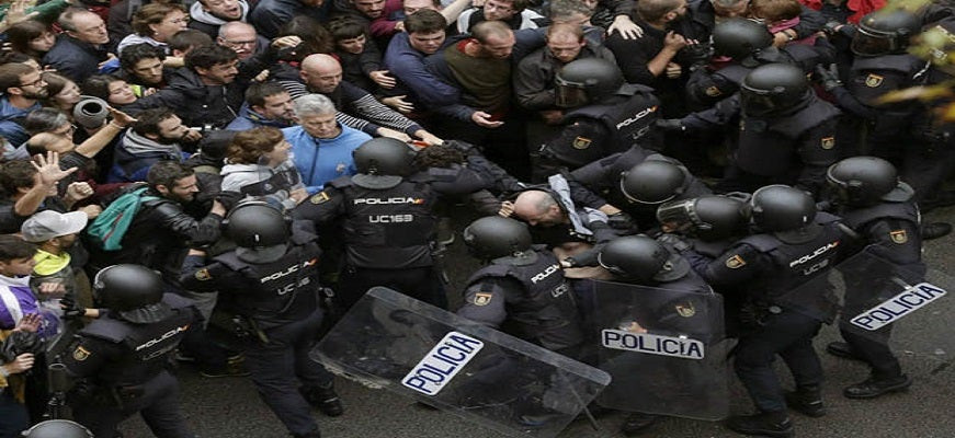 Ο Ραχόι αποφάσισε την αποστολή στρατευμάτων στην Καταλονία